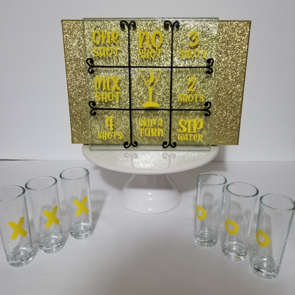 Drunken Tic Tac Toe w/Storage Box